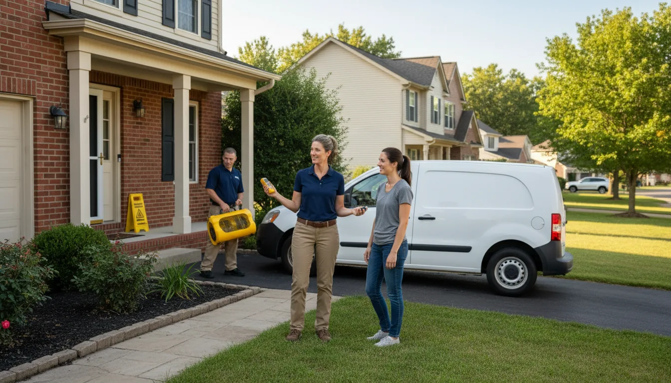 Residential water damage restoration in Hanahan, SC